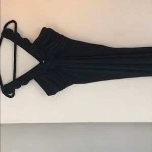 Black rose dress